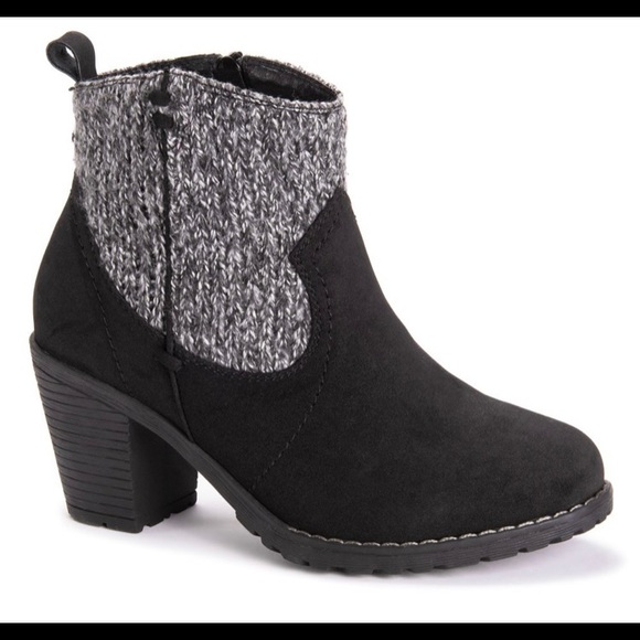 Muk Luks Black Rhodie Boot